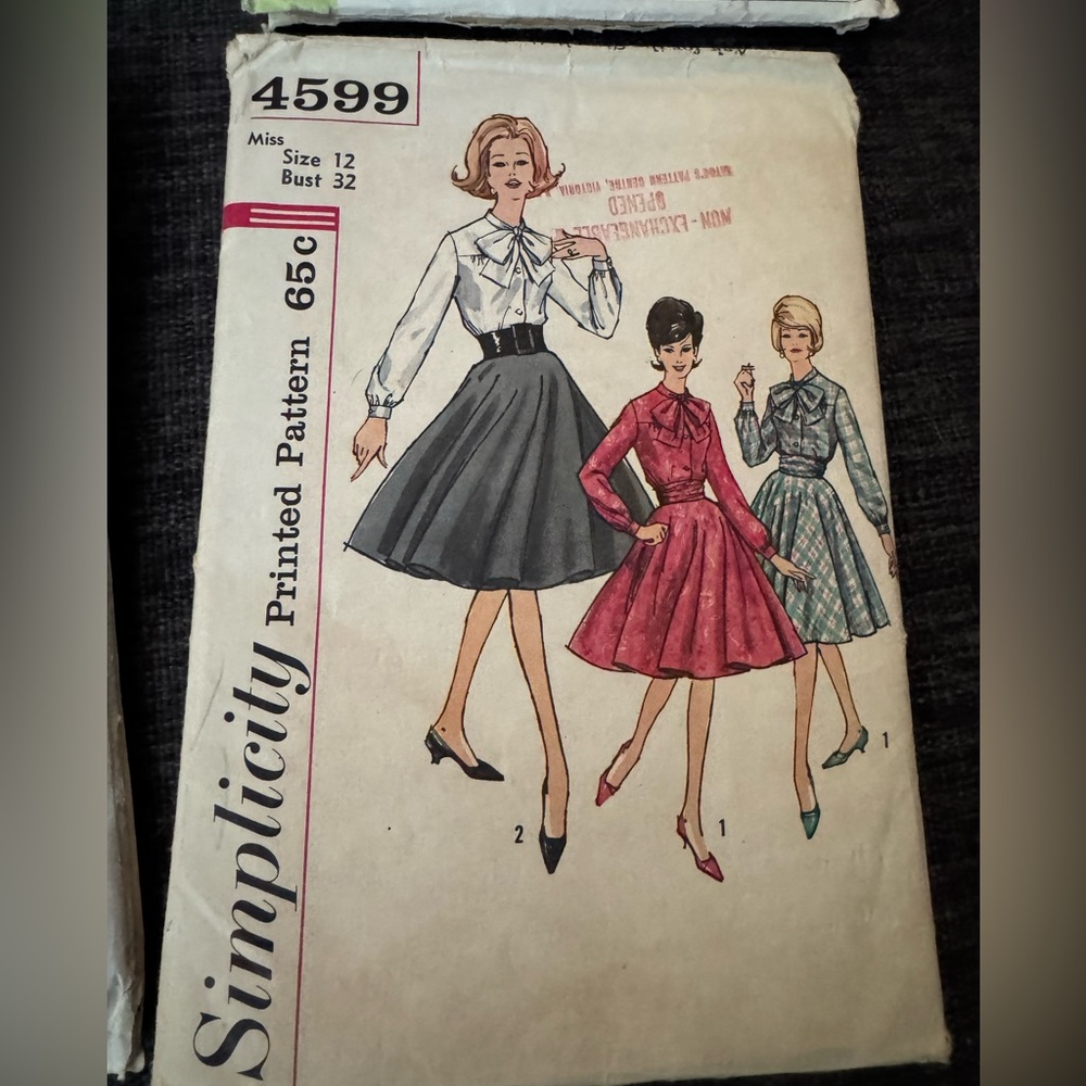 Vintage McCall's and Simplicity Sewing Patterns - Picture 3 of 9